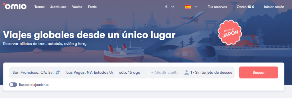 Reservar billetes de tren en Europa