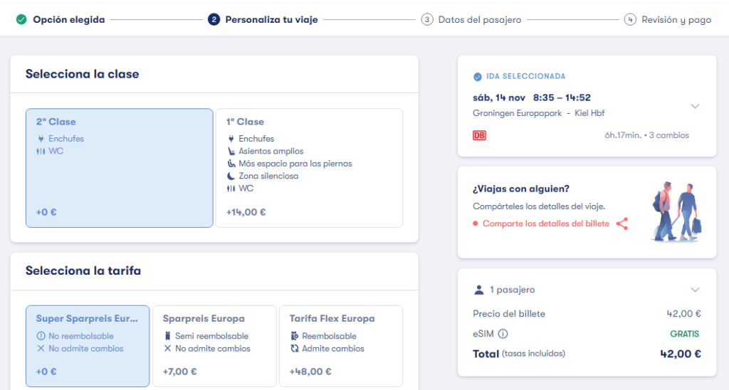Viajes con cancelación gratuita por Europa