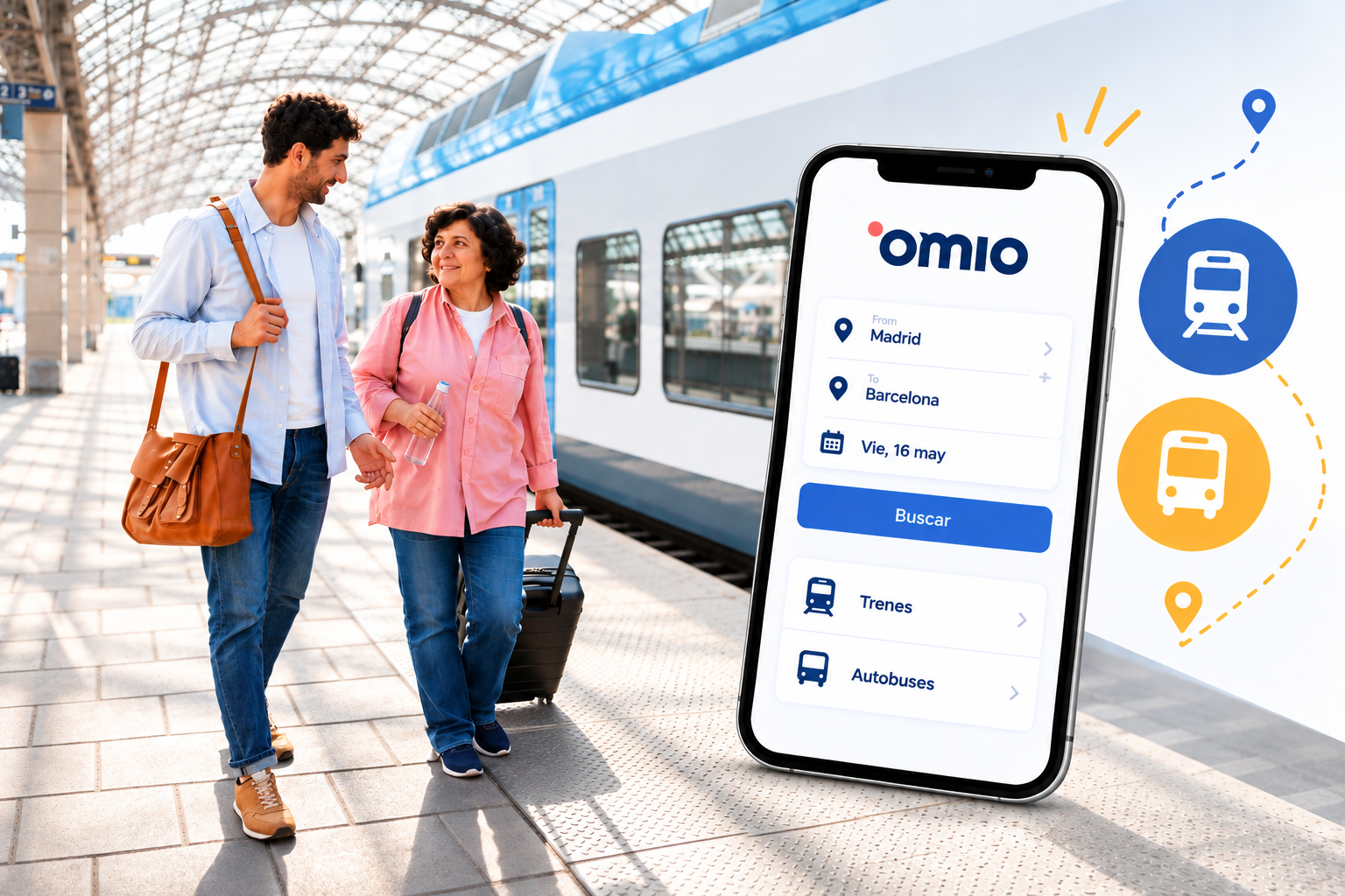C&oacute;mo utilizar Omio en 2026. Gu&iacute;a b&aacute;sica